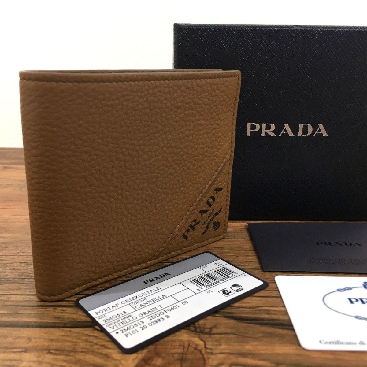 特別送料無料！ 433 8MO513 未使用品 プラダ 札入れ 札入れ PRADA