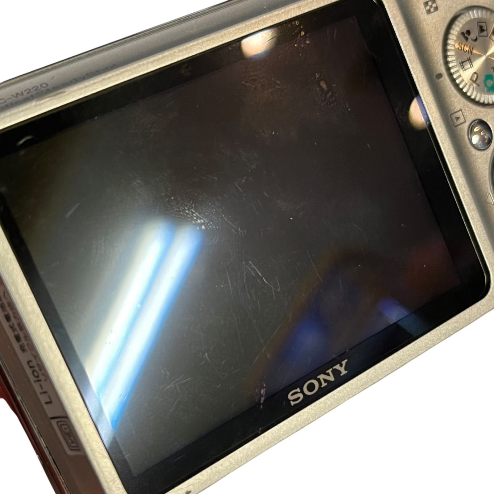 管33409】動作未確認☆SONY ソニー Cyber-Shot DSC-W220 デジタル