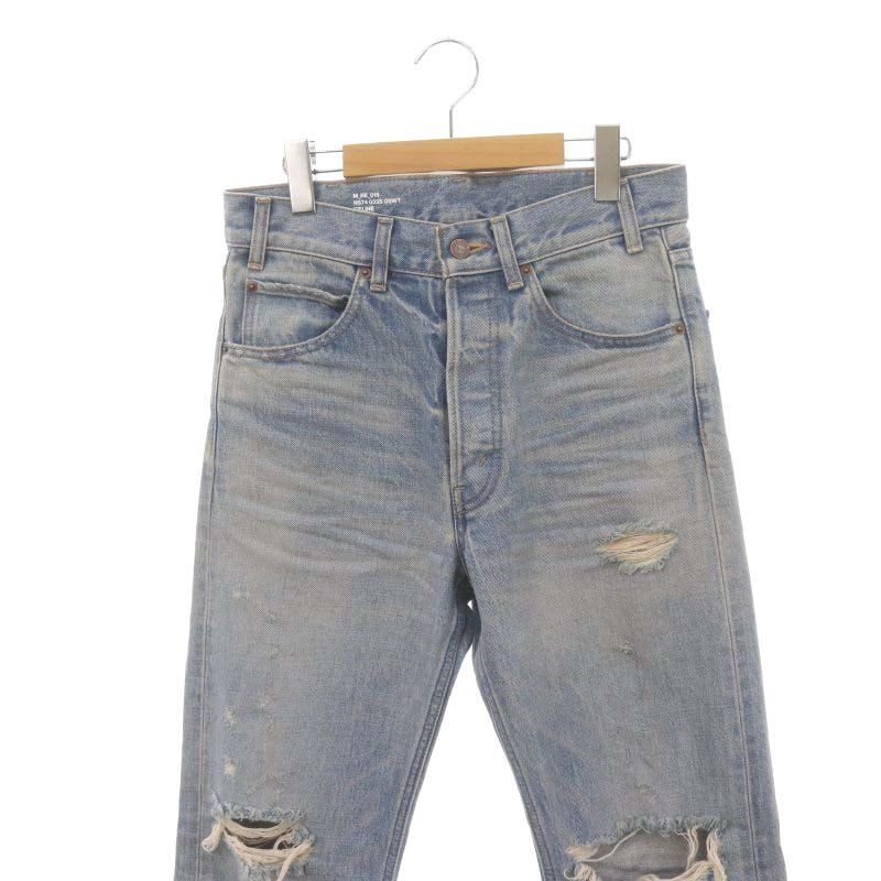 セリーヌ CELINE by Hedi Slimane クラッシュ加工 デニム パンツ セリーヌ CELINE by Hedi Slimane クラッシュ加工 デニム パンツ