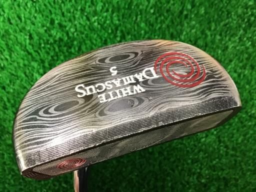 中古】 オデッセイ WHITE DAMASCUS #5 ブラック 34インチ パター