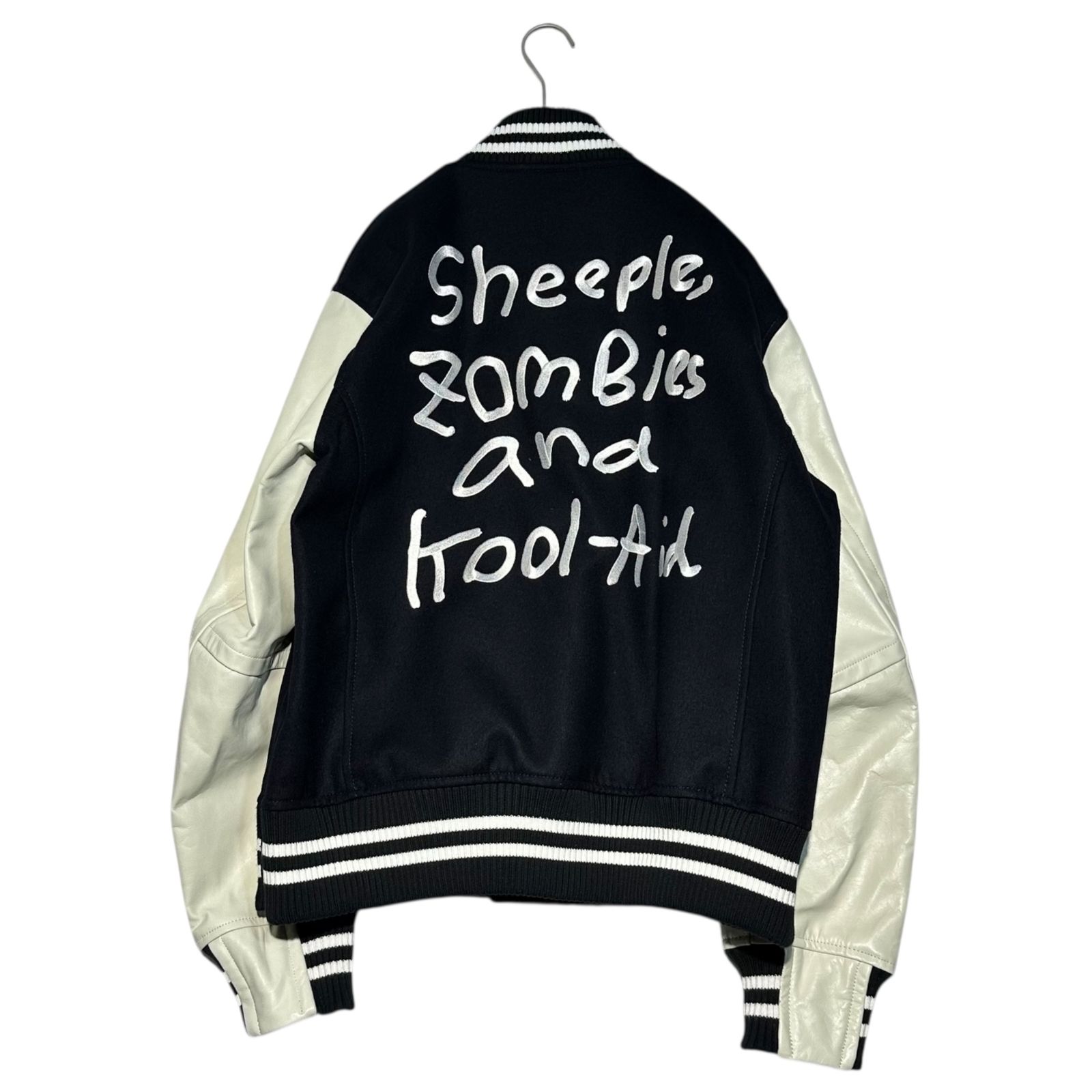 22AW sacai x MADSAKI Varsity スタジャンsize2 Sacai - MADSAKI Wool Melton Varsity Jacket | HBX - Globally