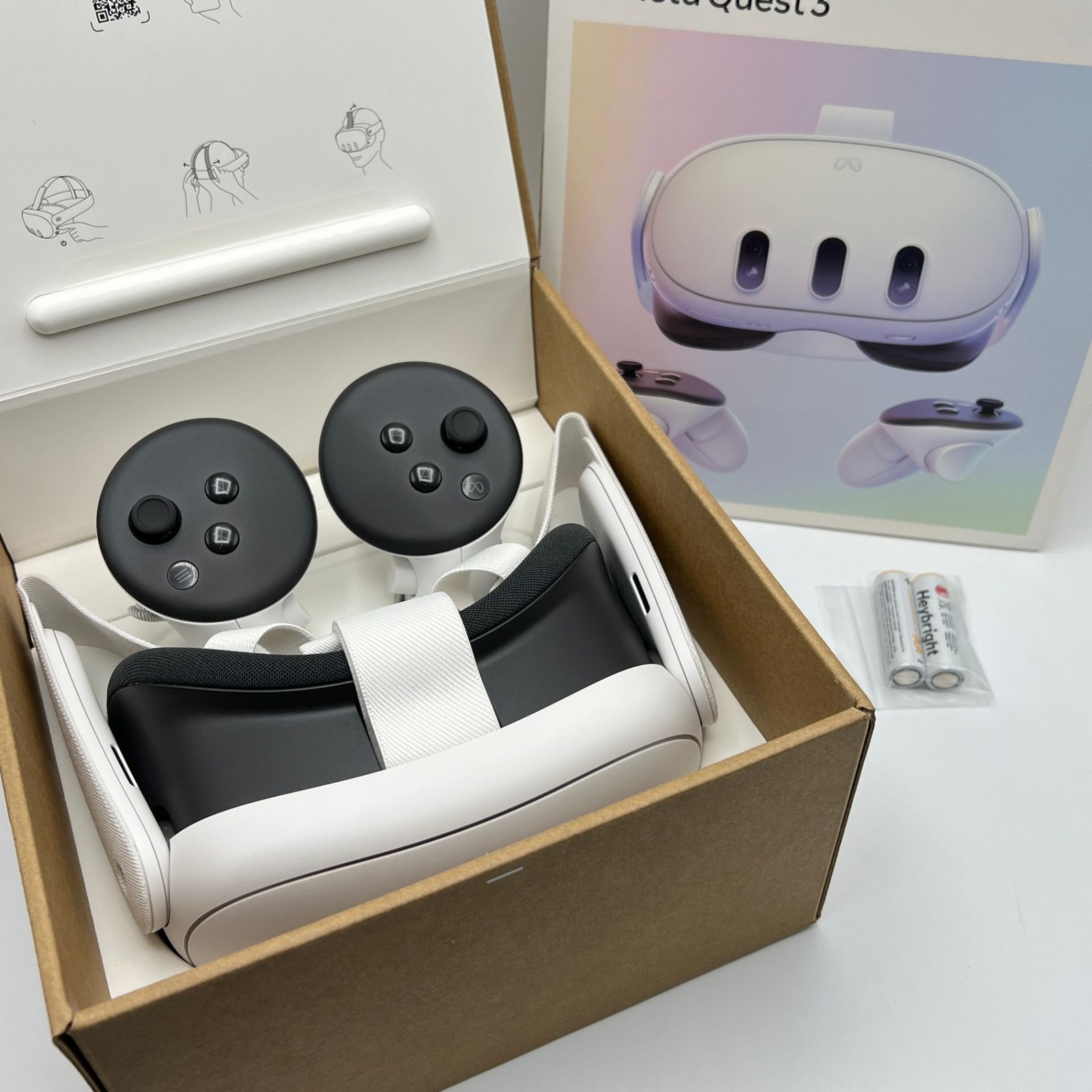 美品】Meta Quest 3 512GB VR ヘッドマウントディスプレイ ヘッド 