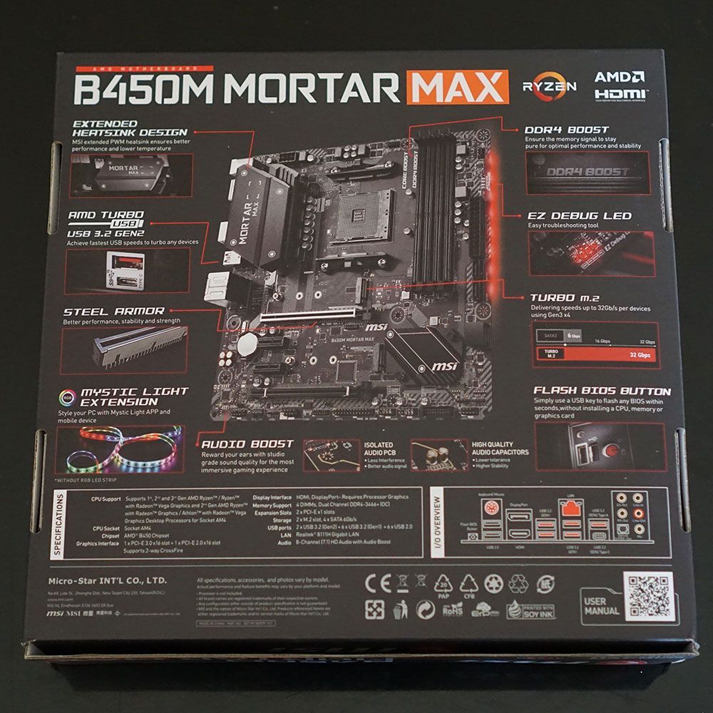 MSI B450M MORTAR MAX(新品未開封) - パソコンおまかせ.com - メルカリ