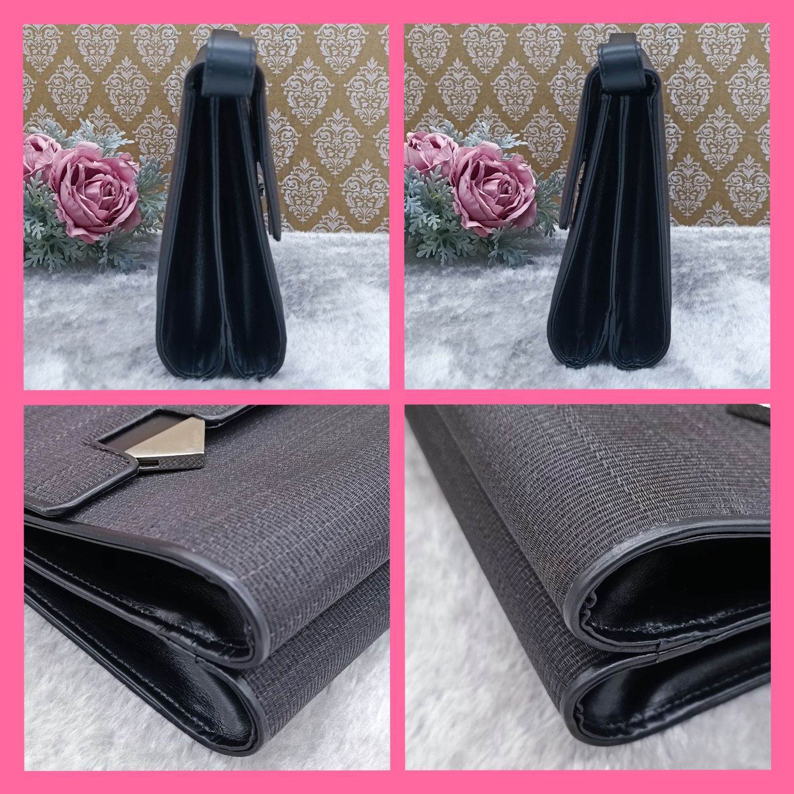 COMTESSE 》 ☆美品☆ コンテス クラッチバッグ ハンドバッグ