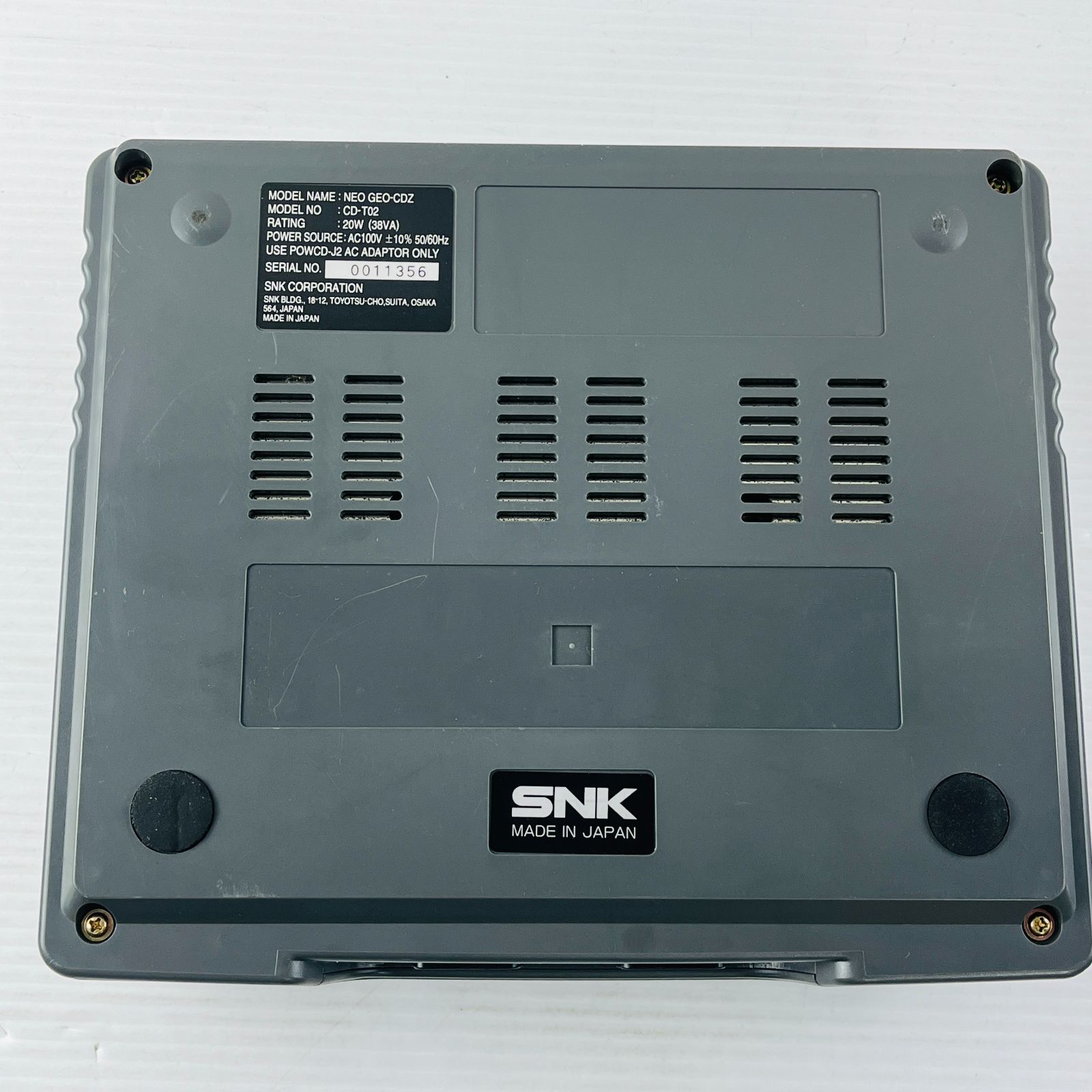 新作国産NEO-GEO CDZ / ＳＮＫSNKゲーム/本体/CD-T02/ネオジオ　　　未テスト品 ネオジオ