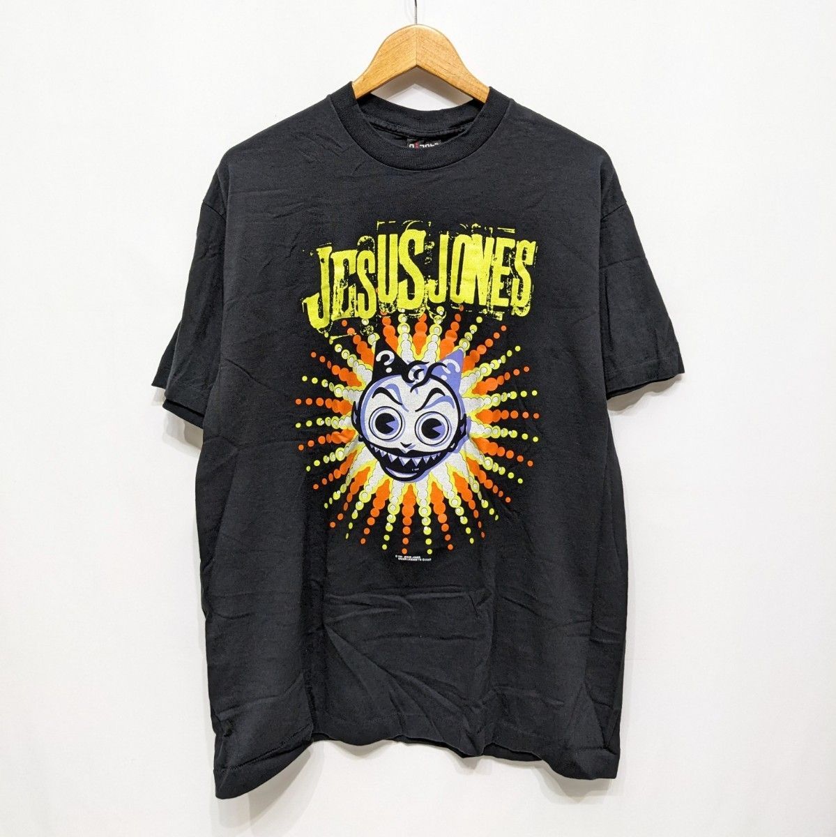 JESUS JONES バンド ツアー Tシャツ ブラック GIANT ボディ 90s 91年製 grunge concert Doubt tour USA製