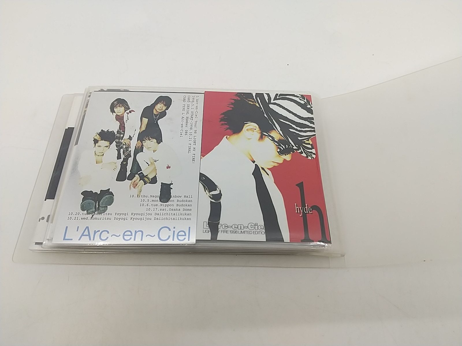 L'Arc-en-Ciel トレーディングカードセット まとめ売り・バラ売り不可】L'Arc〜en〜Ciel トレーディング