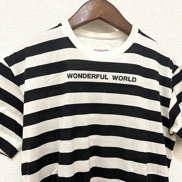 spc ワンダフルワールド WONDERFUL WORLD Tシャツ 黒 白