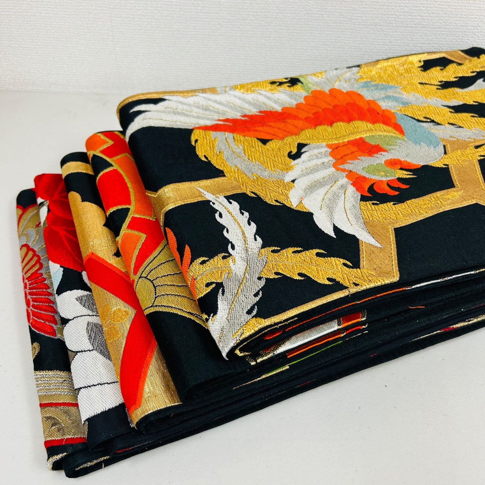 アンティーク 袋帯 正絹 5本 まとめ売り リメイク材料 m-354 - メルカリ