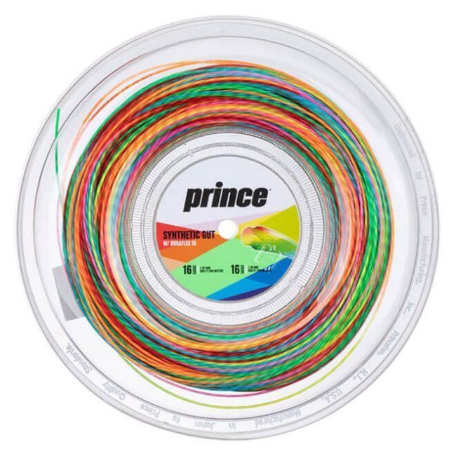 プリンス(Prince) シンセティックガット DURAFLEX 16(1.30mm) 200Mロール 硬式テニス ナイロン モノフィラメントガット DURA-RL-レインボー(020099985)
