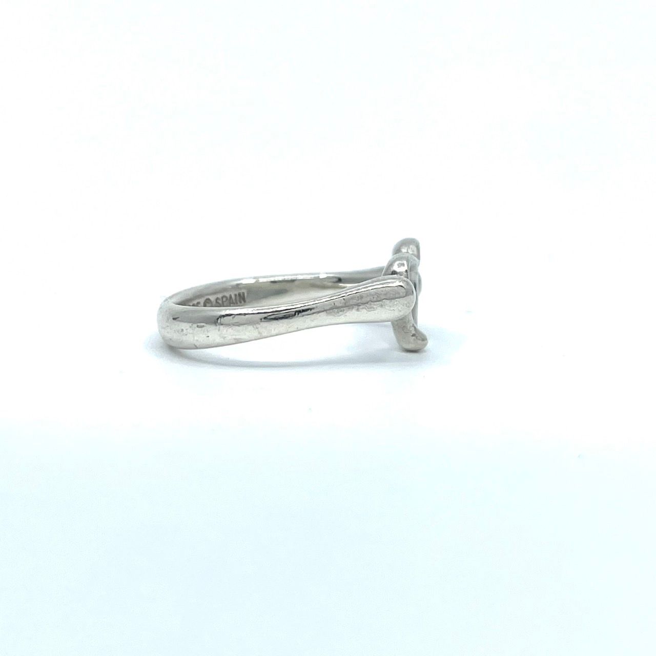 美品 TIFFANY &Co. ティファニー オープンハート 指輪 リング 11