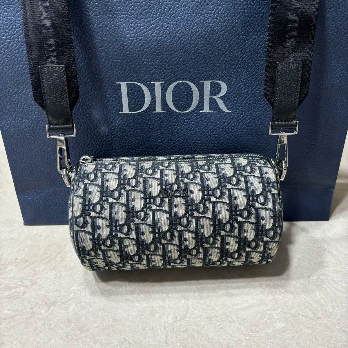 ほぼ Dior ディオール オブリーク ローラー メッセンジャーバッグ