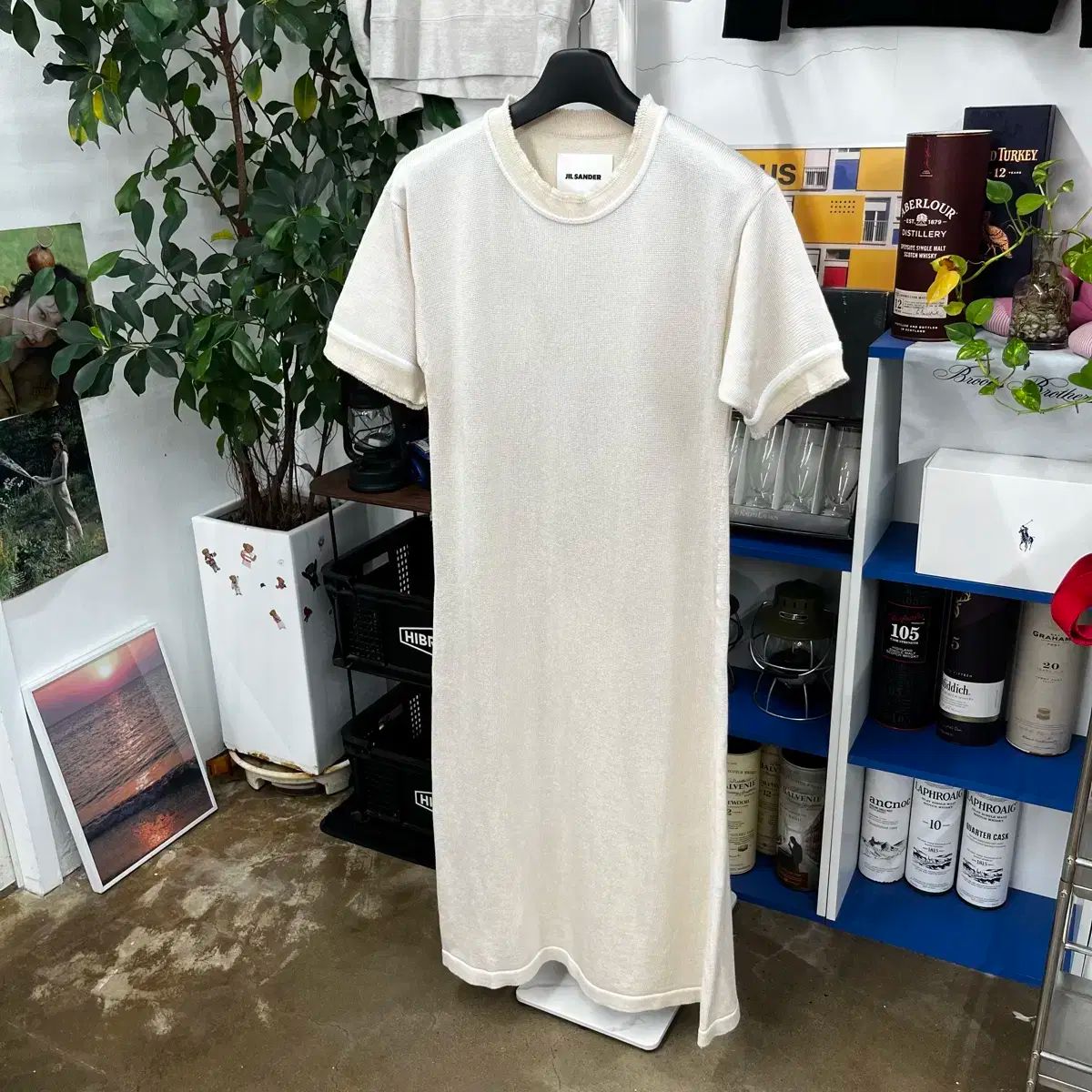 ジルサンダー　ロングワンピース　【訳あり】 JIL SANDER（ジルサンダー）ワンピース 黒 サイズ:34(XS位