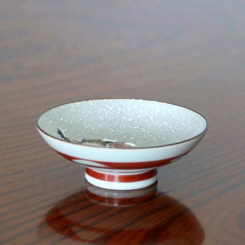 中村陶志人 九谷焼 飾り盃 雪雀図（横）T-174 - メルカリ