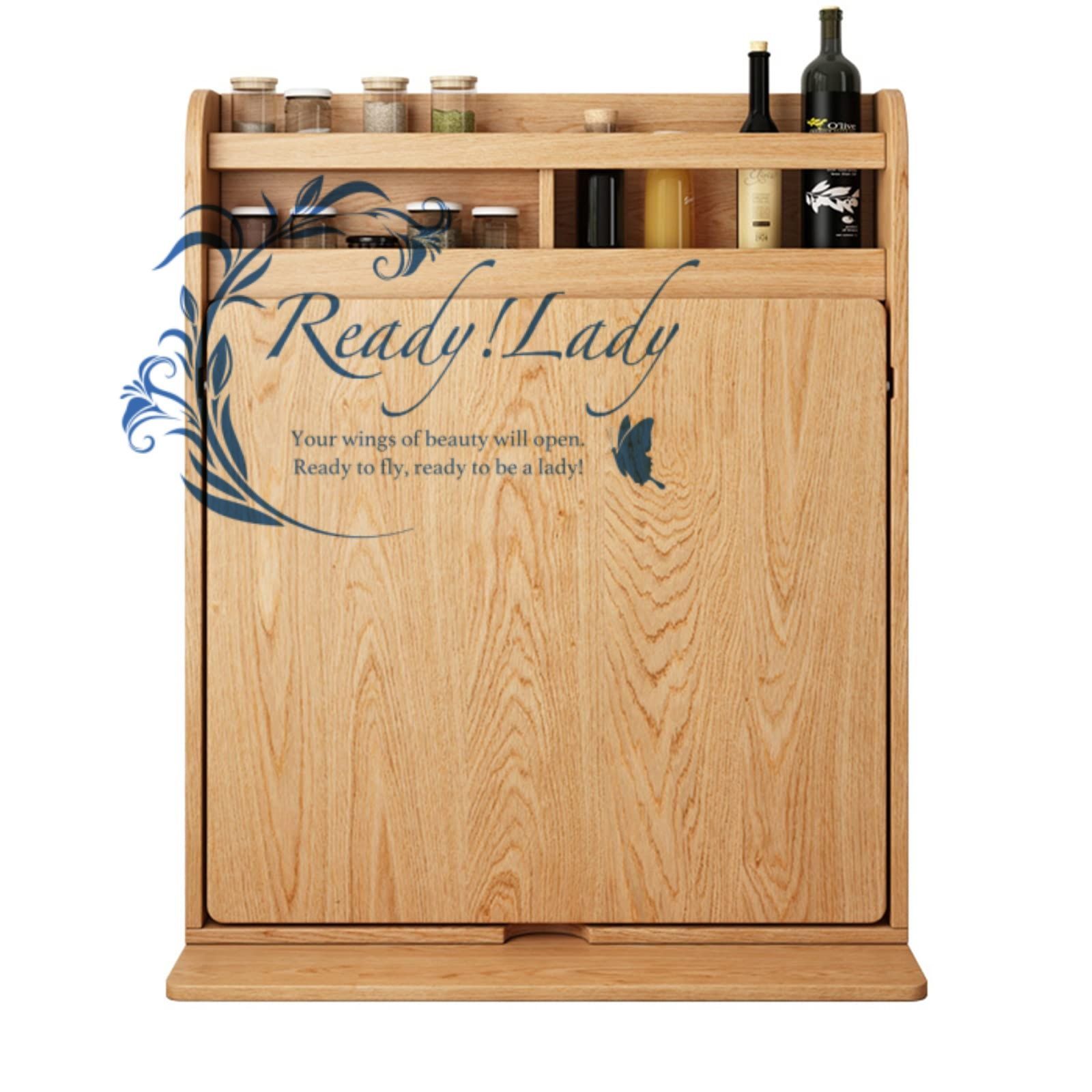 折りたたみ式ウォールテーブル、壁掛けダイニングテーブル、収納棚付き 平台車 木製 ゴム車輪 すべり止めなし ダブル持ち手 モノタロウ 自在車