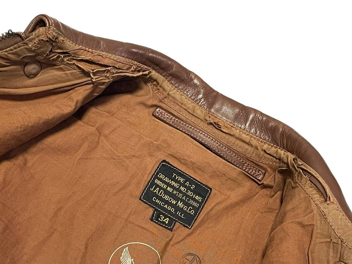 34 THE REAL McCOY リアルマッコイズ J.A.DUBOW MFG. CO. A-2