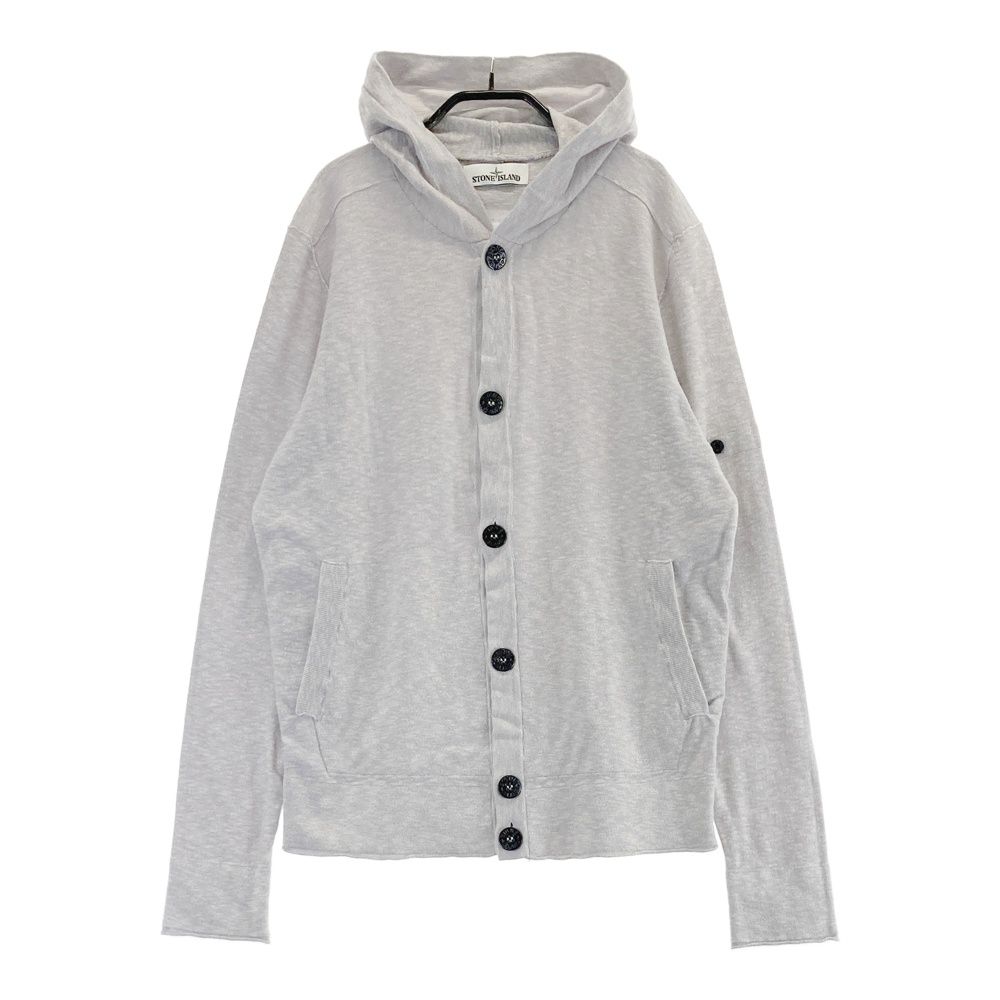 STONE ISLAND グレー カーディガン Stoneisland ニットカーディガン L