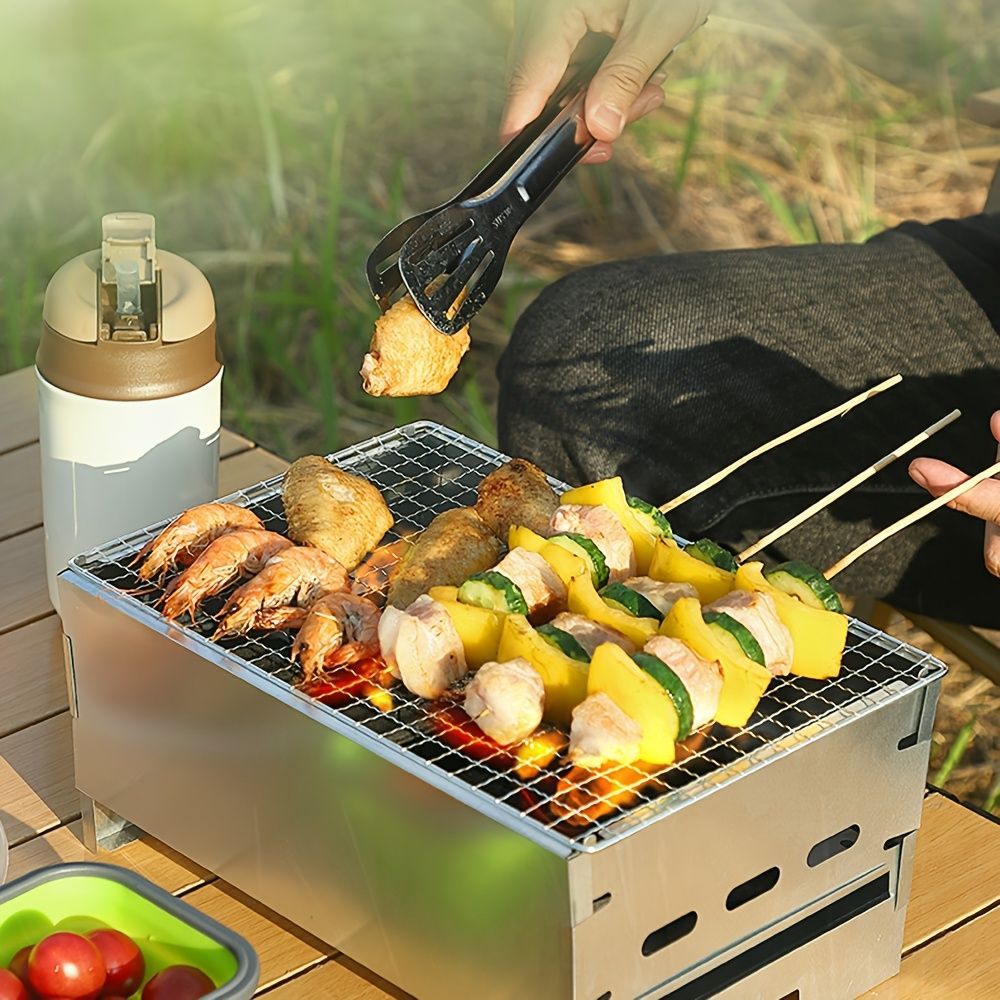 ステンレススチール製ポータブルBBQグリル