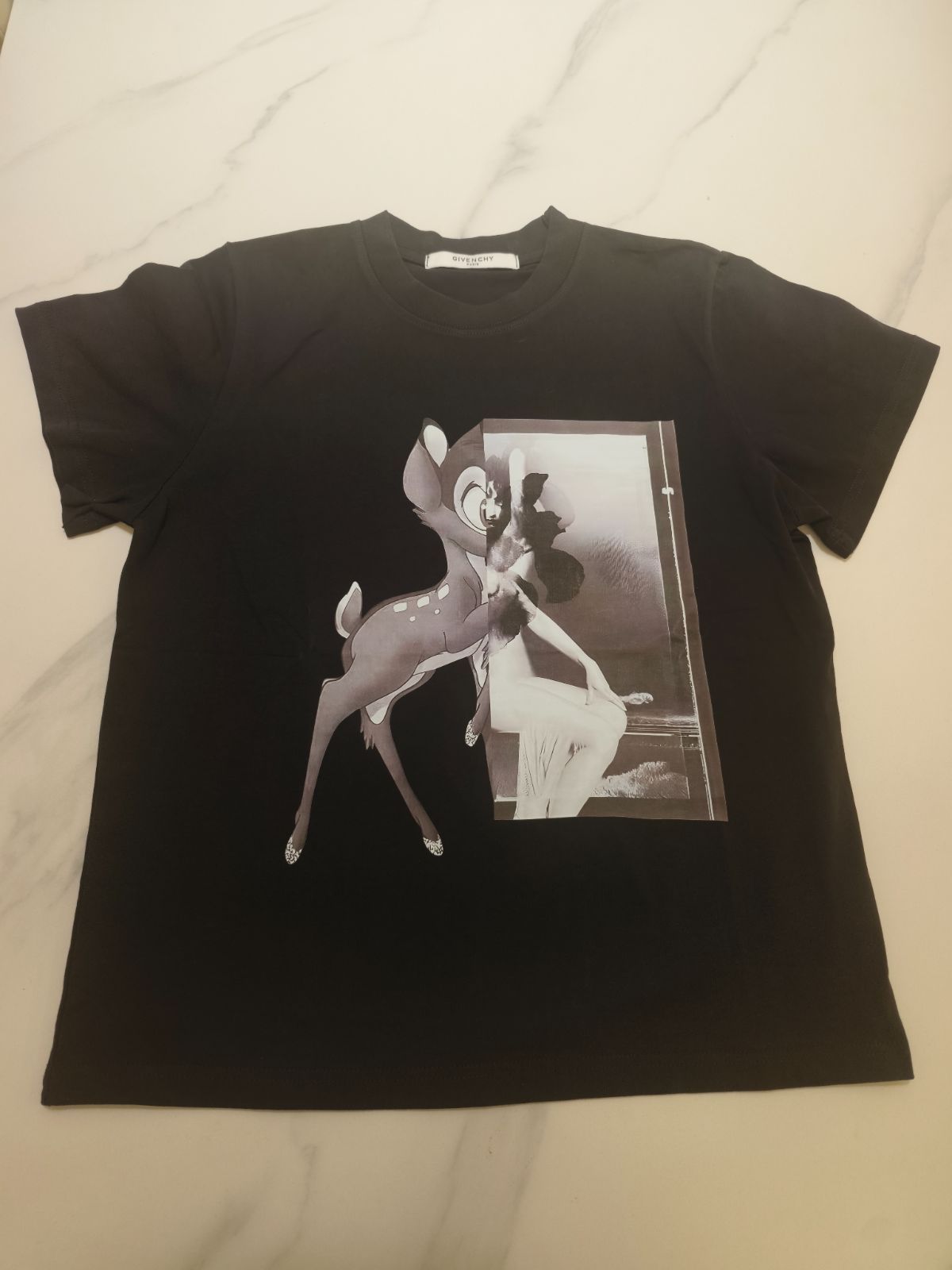 希少品 GIVENCHY〈ジバンシィ〉バンビ Tシャツ メンズ ブラック X3z5M-m70850905442 | mlholding.mn