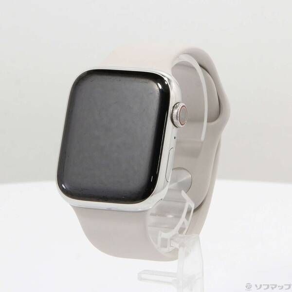 中古品〕 Apple Watch Series 7 GPS + Cellular 45mm シルバー 中古品〕 Apple Watch Series 7 GPS + Cellular 45mm シルバー