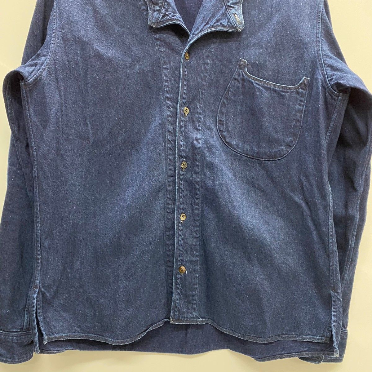 KAPITAL DUKEカラー 長袖シャツ EK-423 サイズ1 キャピタル KAPITAL IDG Denim DUKE Color Shirt Jacket EK-423