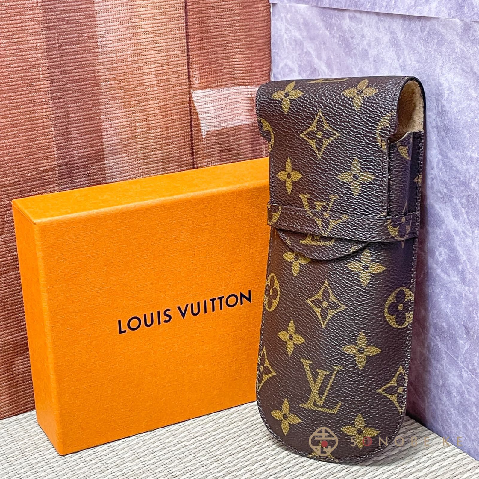 LOUIS VUITTON ルイヴィトン モノグラム メガネケース ペンケース