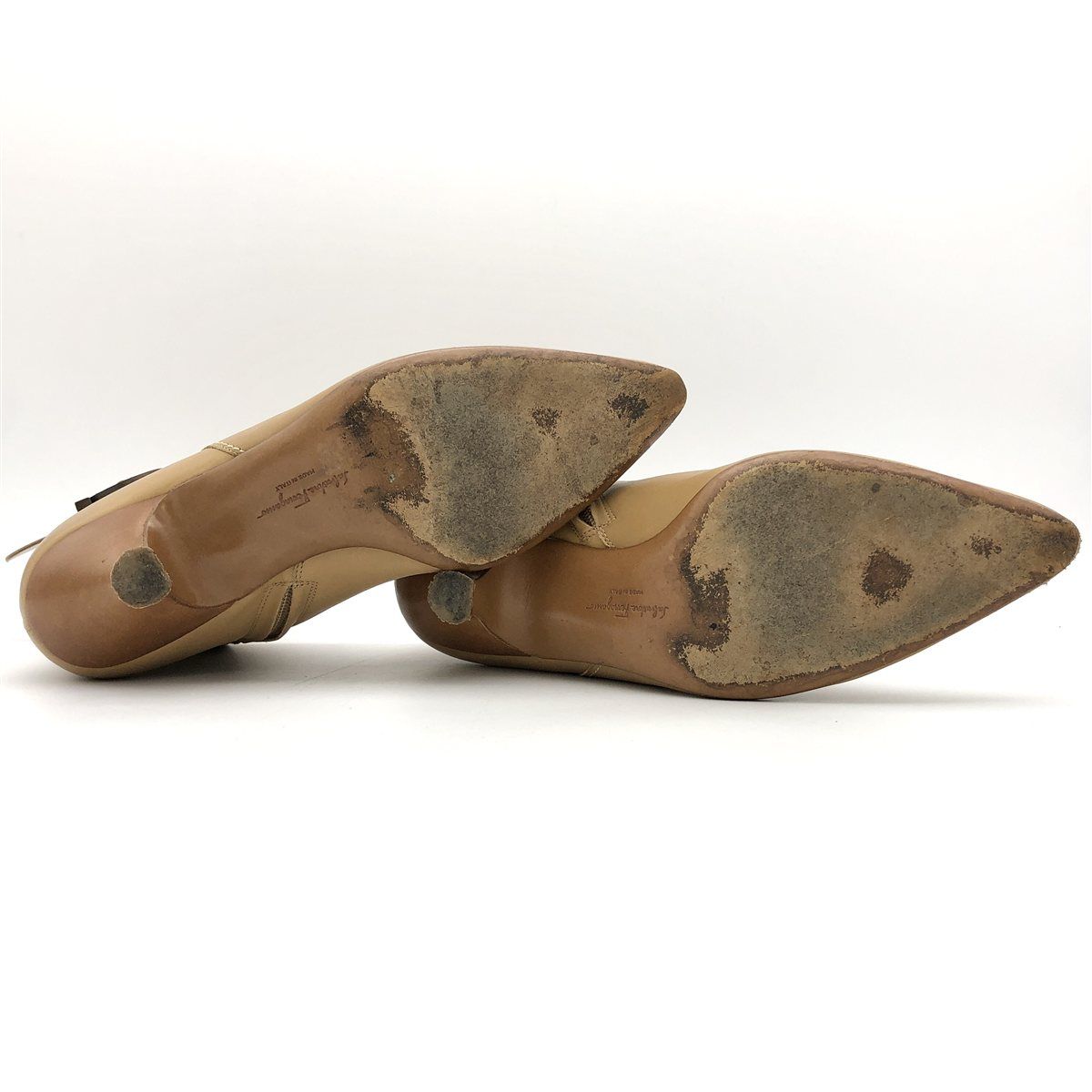 本革 ウッドモチーフ