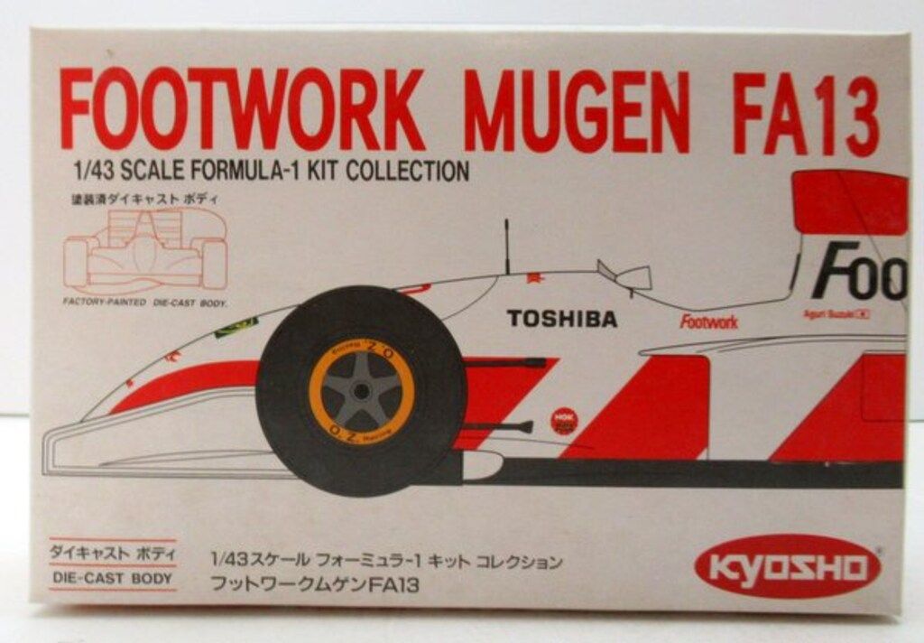 京商 1/43 フォーミュラ1キットコレクション フットワークムゲン