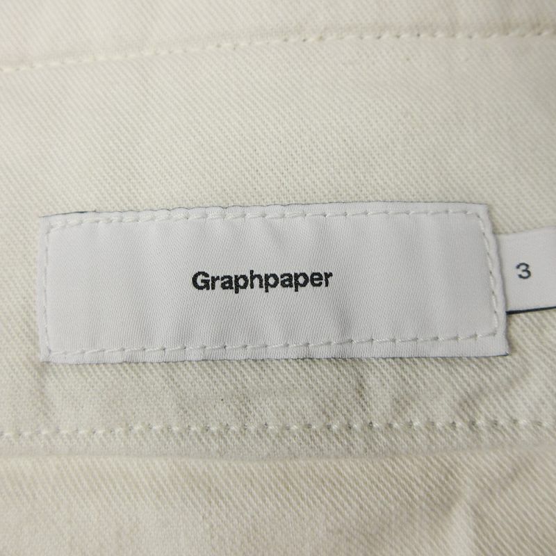 極美品 21SS グラフペーパー Graphpaper COLORFAST DENIM TWO TUCK  