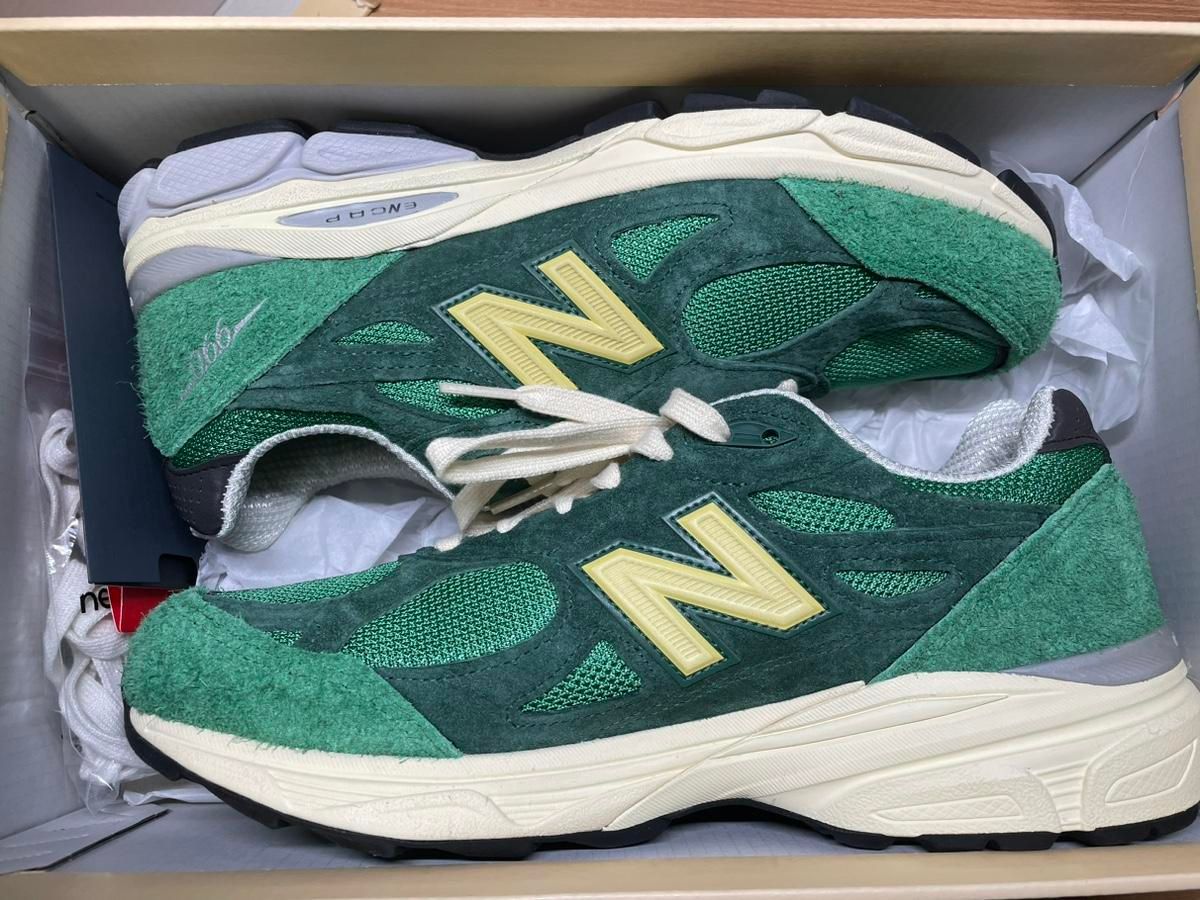 【雷市場（ポンジャン）商品韓国直送】New Balance(ニューバランス) 990v3 グリーン 265