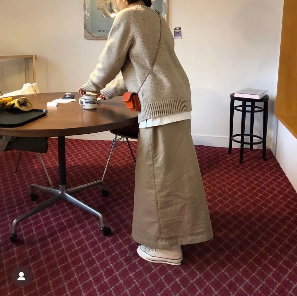 ホブスショップ ベージュ pp スカート