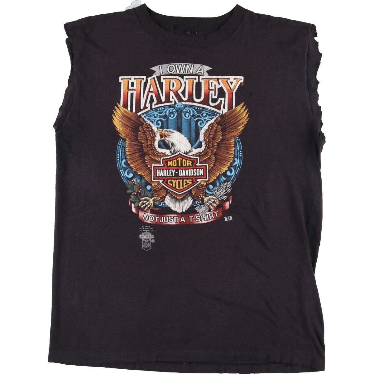 古着 80年代 ハーレーダビッドソン Harley-Davidson 3D EMBLEM 鷲柄