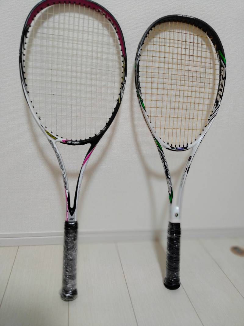 【2本セット】YONEX ナノフォース 5S　inx 50S 軟式テニスラケット 2本セット】YONEX ナノフォース 5S inx 50S 軟式テニスラケット