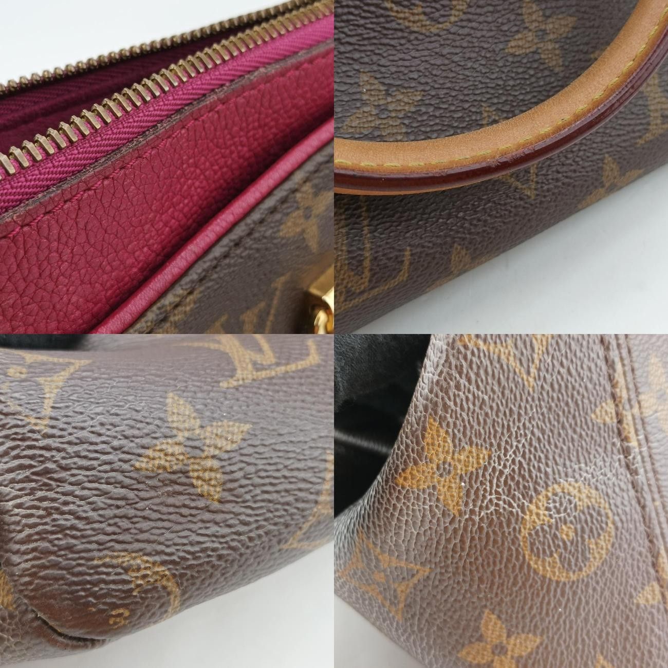 Vuittonパラスモノグラム ブラウン系×マロン×ローズリッチモノグラムキャンバス×カーフレザーM50067CA0146