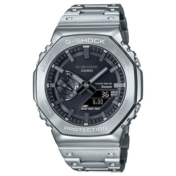 新品未使用】CASIO カシオ G-SHOCK フルメタル GM-B2100D-1A Bluetooth通信機能搭載スマートフォンリンク  ソーラー電波腕時計 - メルカリ