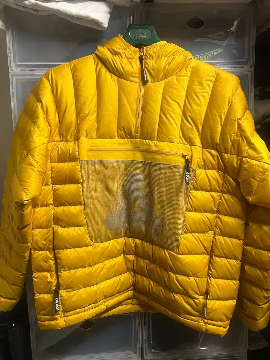 【雷市場（ポンジャン）商品韓国直送】 PALACE(パレス) Palace Pertex ラージ ダウン ハーフ ジップ プルオーバー ダウンジャケット L