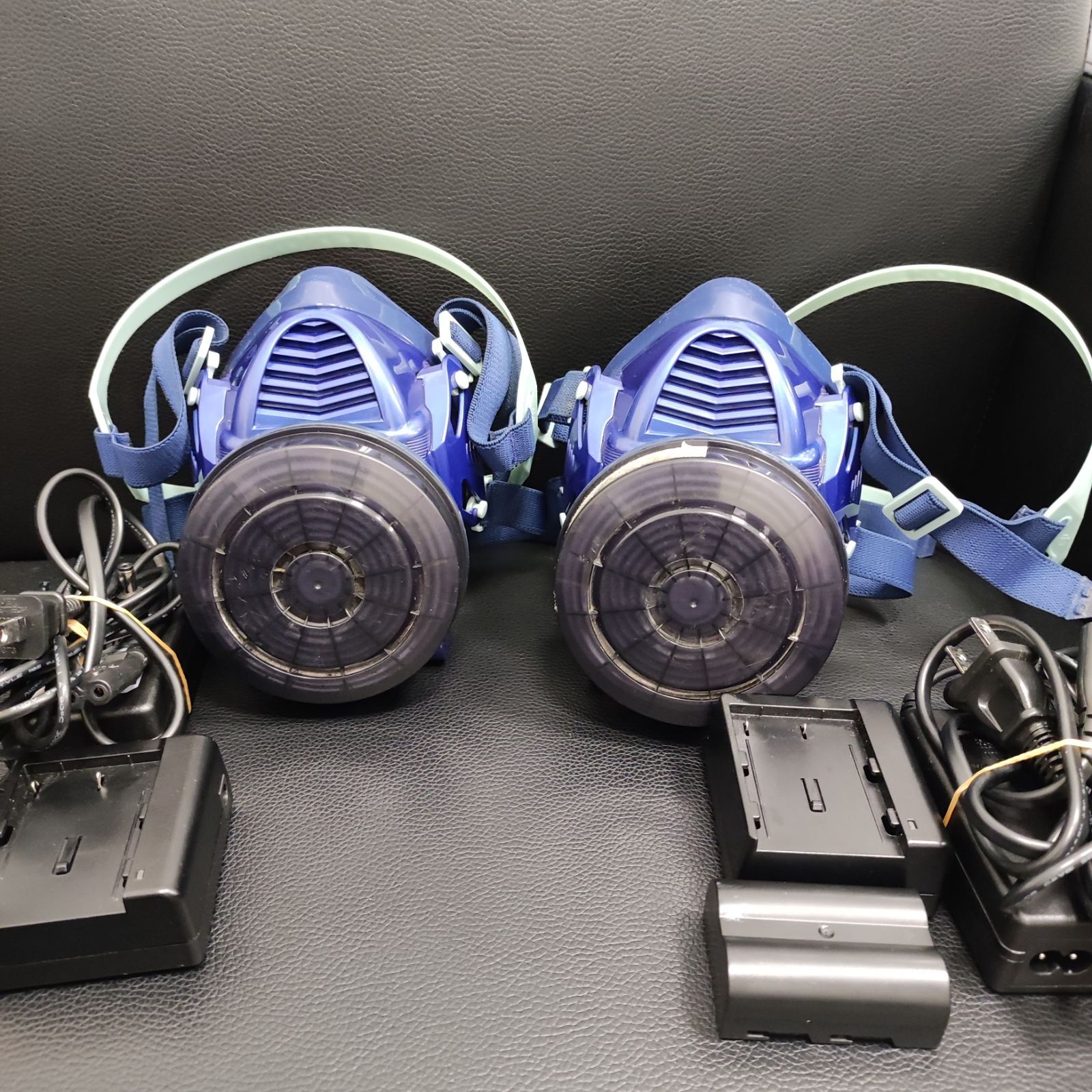[中古2点セット] 電動ファン付き呼吸用保護具 BL-351HX 動作確認済み サカヰ式 興研 KOHKEN