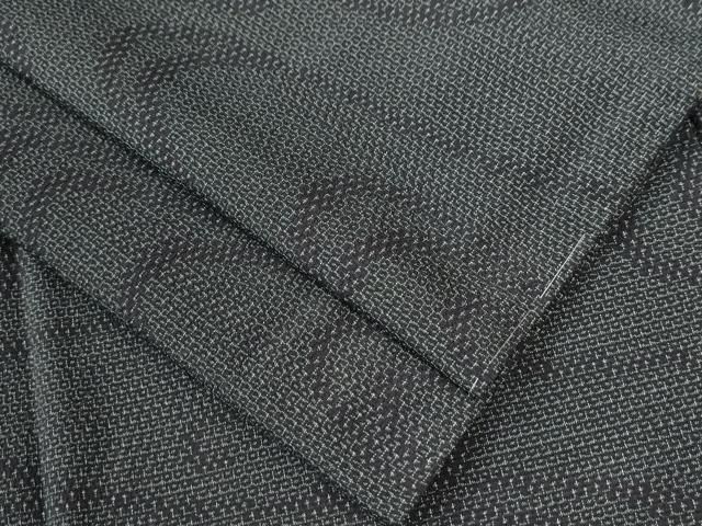 平和屋着物○本塩沢 110亀甲 流水文 やまと誂製 正絹 逸品 未使用