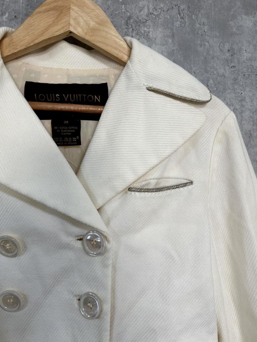 今期の新作！！【LOUIS VUITTON】ボタンテーラードジャケット 楽天市場】ジャケット ルイ・ヴィトン（種類（コート