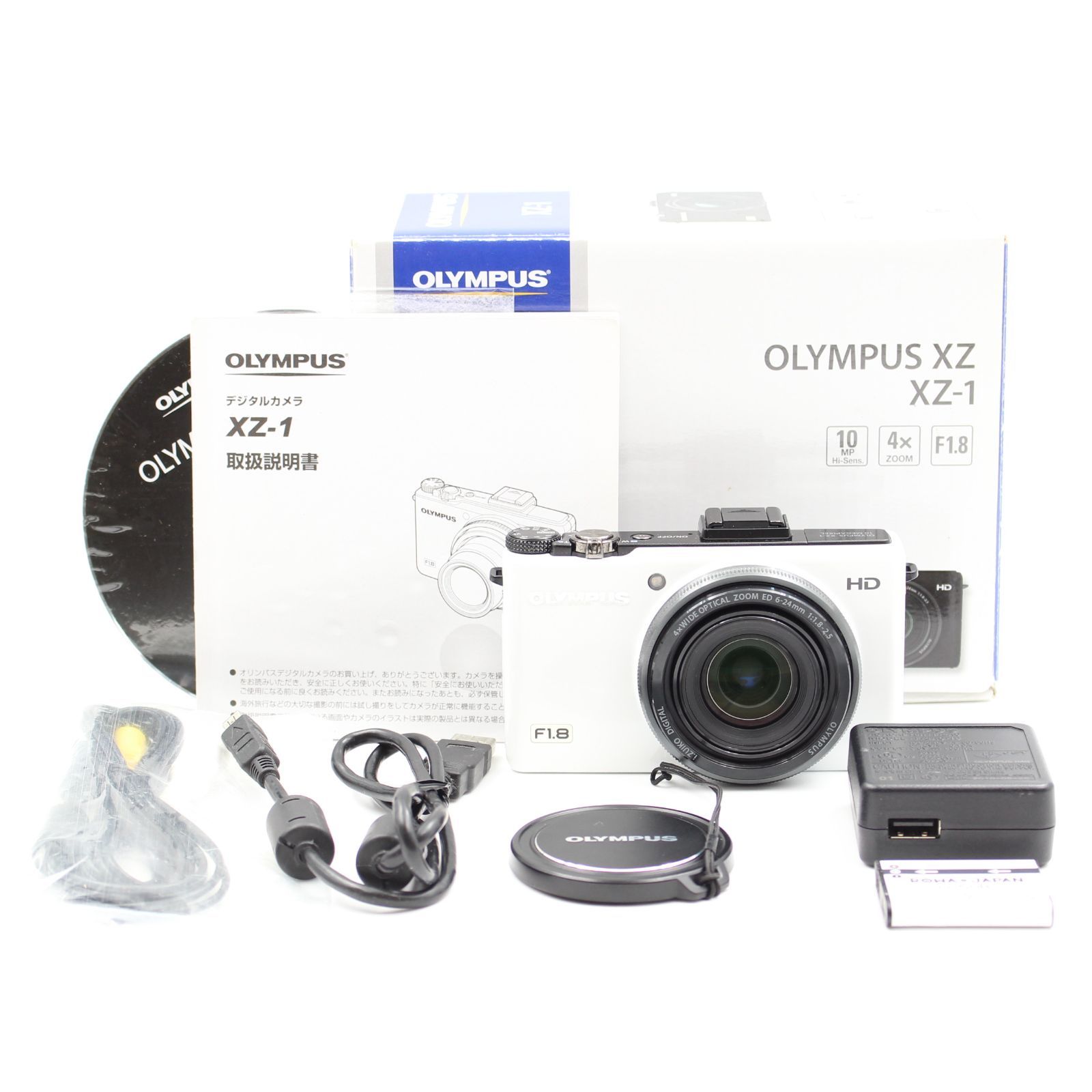 □極上品□OLYMPUS XZ-1 ホワイト デジタルカメラ オリンパス - メルカリ