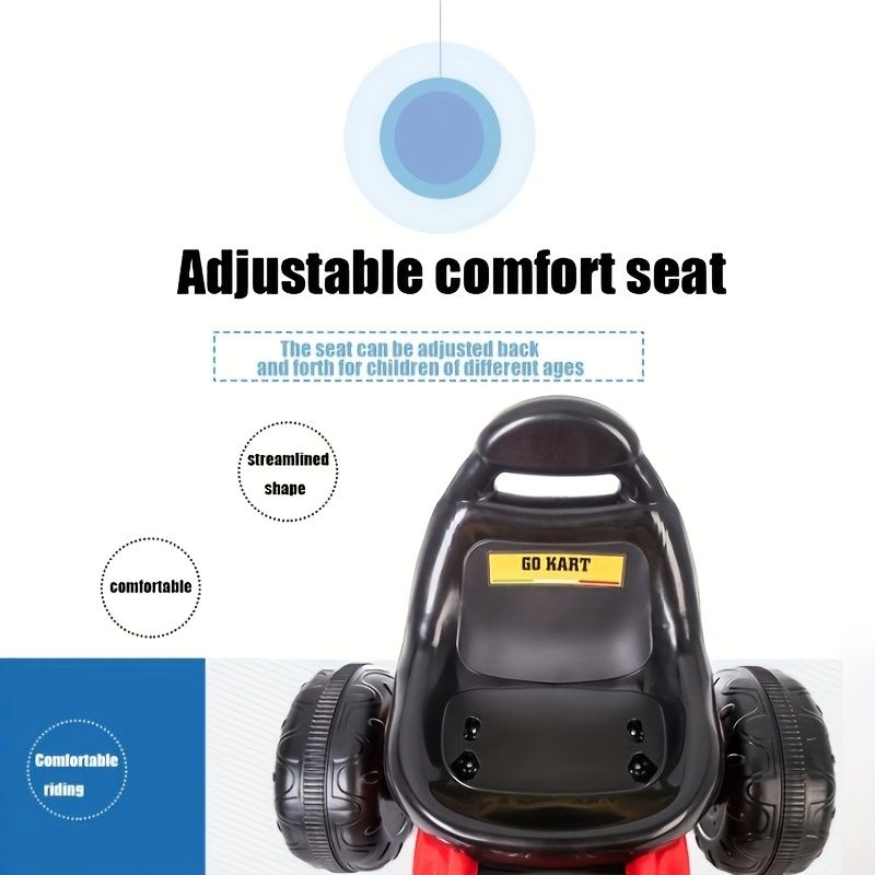 若者向けの黒と黄色のATVスクーター - 耐久性のある金属フレーム 屋外での楽しみ フィットネス＆エンターテイメント用の四輪バギー 最大49.9KGまでサポート