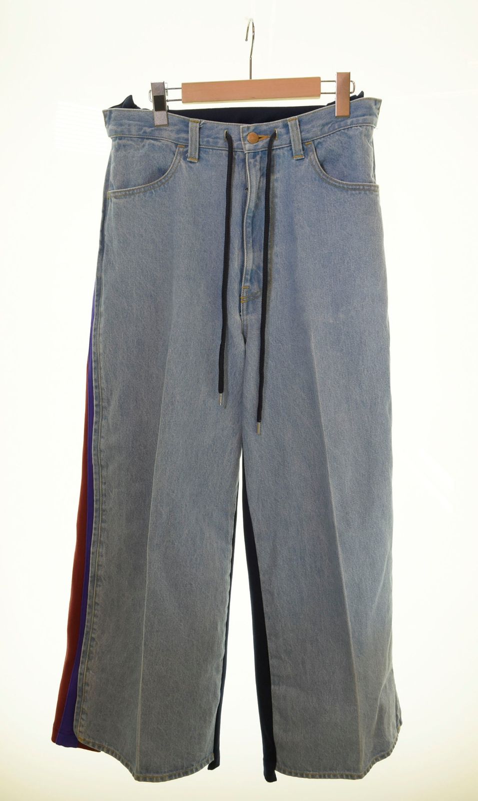 ファセッタズム FACETASM JERSEY MERGING DENIM PANTS ジャージ