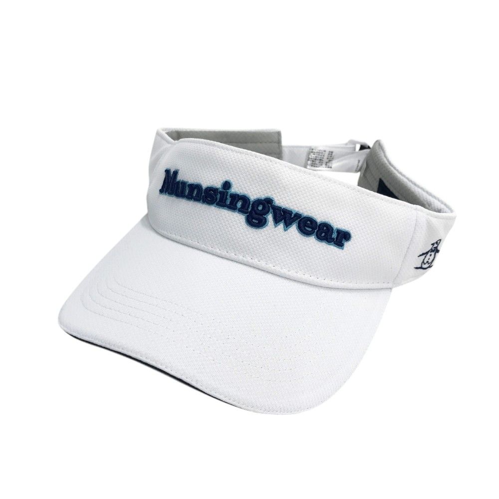 MUNSING WEAR マンシングウェア  サンバイザー  ホワイト系 F(56-60cm) [240101355244] ゴルフウェア ストスト