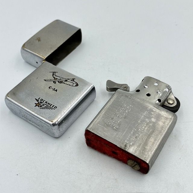 ジッポー ZIPPO ライター 1967年前期 赤フェルト 人気のロッキード社 PAT.2517191 - メルカリ