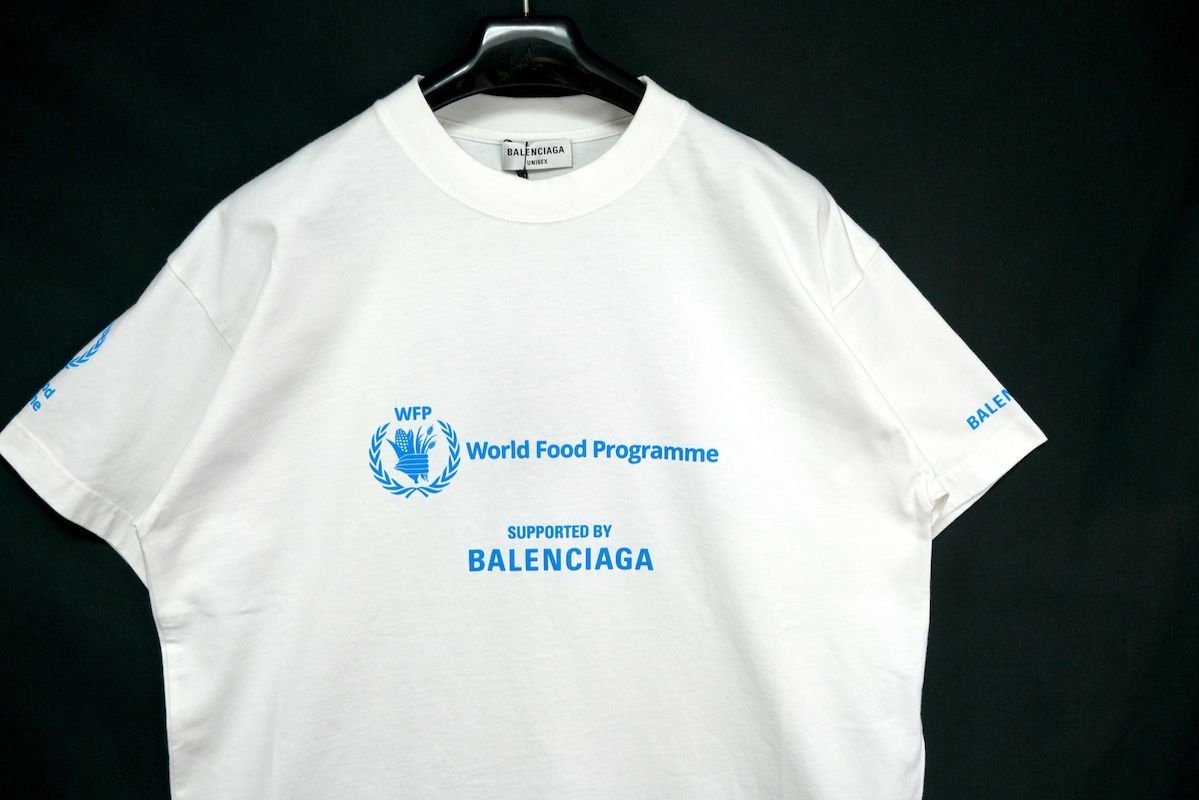 2020AW BALENCIAGA バレンシアガ WFP World Food Programme ロゴ