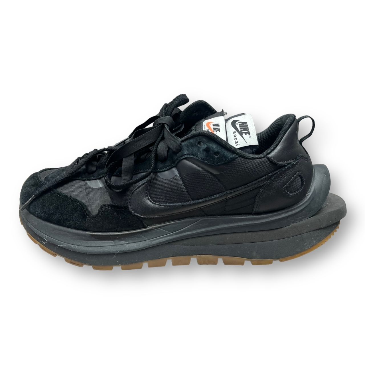 sacai × Nike VaporWaffle Black Gum 30cm