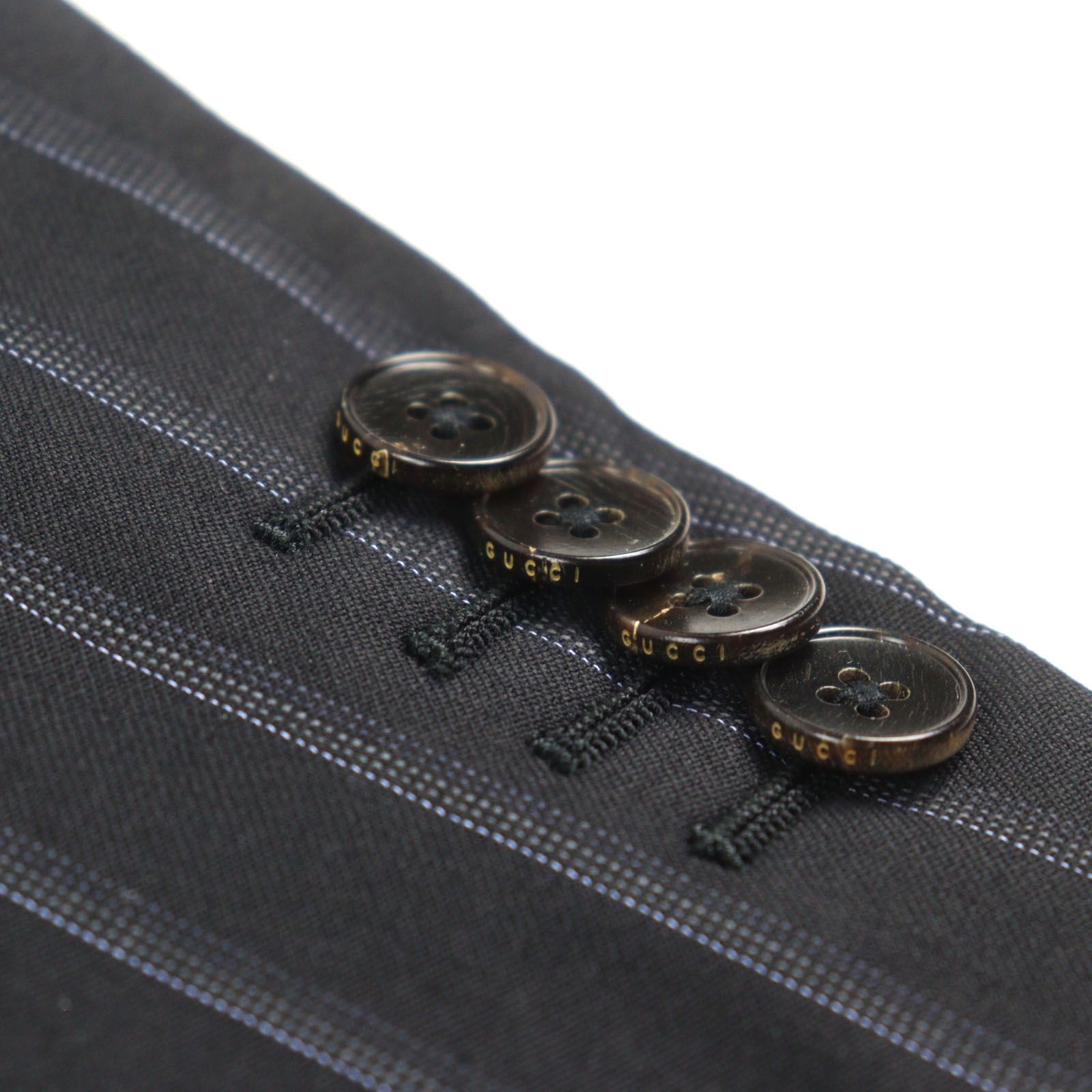 ドンドン見直し】極美品○GUCCI グッチ 21E7F3 ウール100% ロゴ