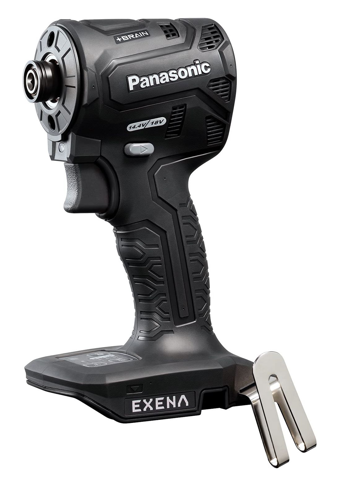 数量 パナソニック 充電インパクトドライバー EXENA 本体のみ ケース|充電器|電池パック 別売 デュアル 14.4V|18V対応 BRAIN 電子クラッチ搭載 Pシリーズ EZ1PD1X-B ブラック