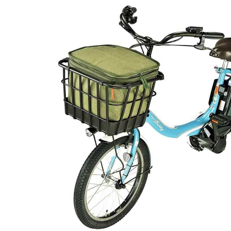 川住製作所(Kawasumi Seisakusyo) 自転車 プレミアム2段式インナーカバー フロントタイプ KW-850KH カーキ