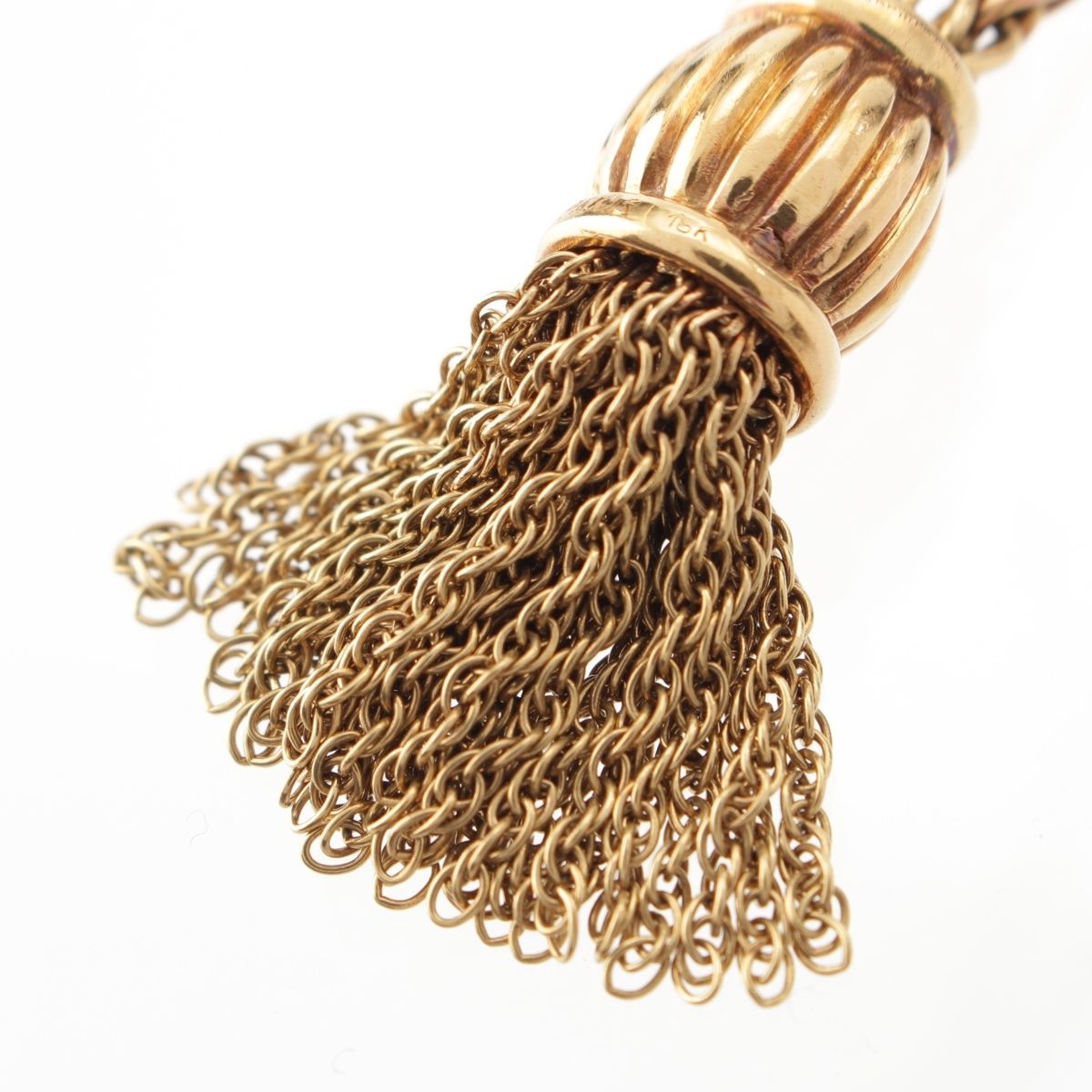 エルメス ヴィンテージ 18K アリアンヌ タッセル バッグ チャーム